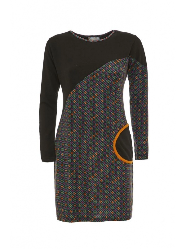 Winter jersey dress women