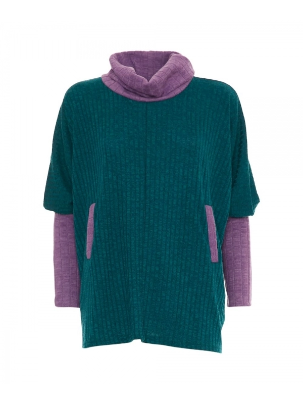 Pull à col roulé - Tailles confortables