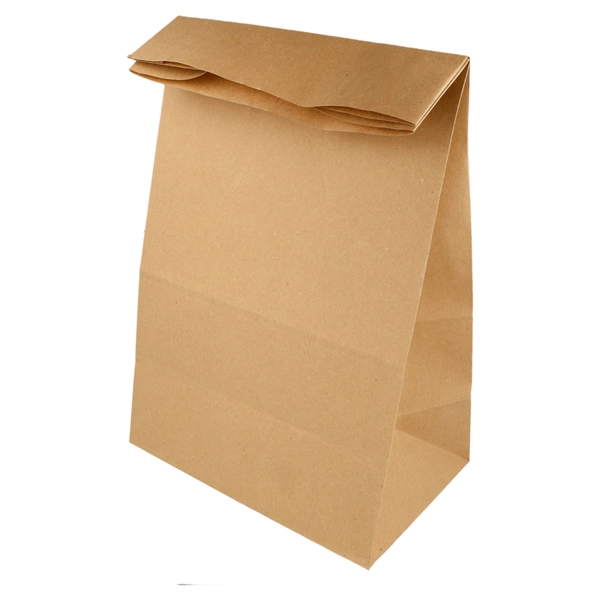 Shopper carta kraft 70gr fondo largo senza manici per asporto -22x14x37h cm - Main view
