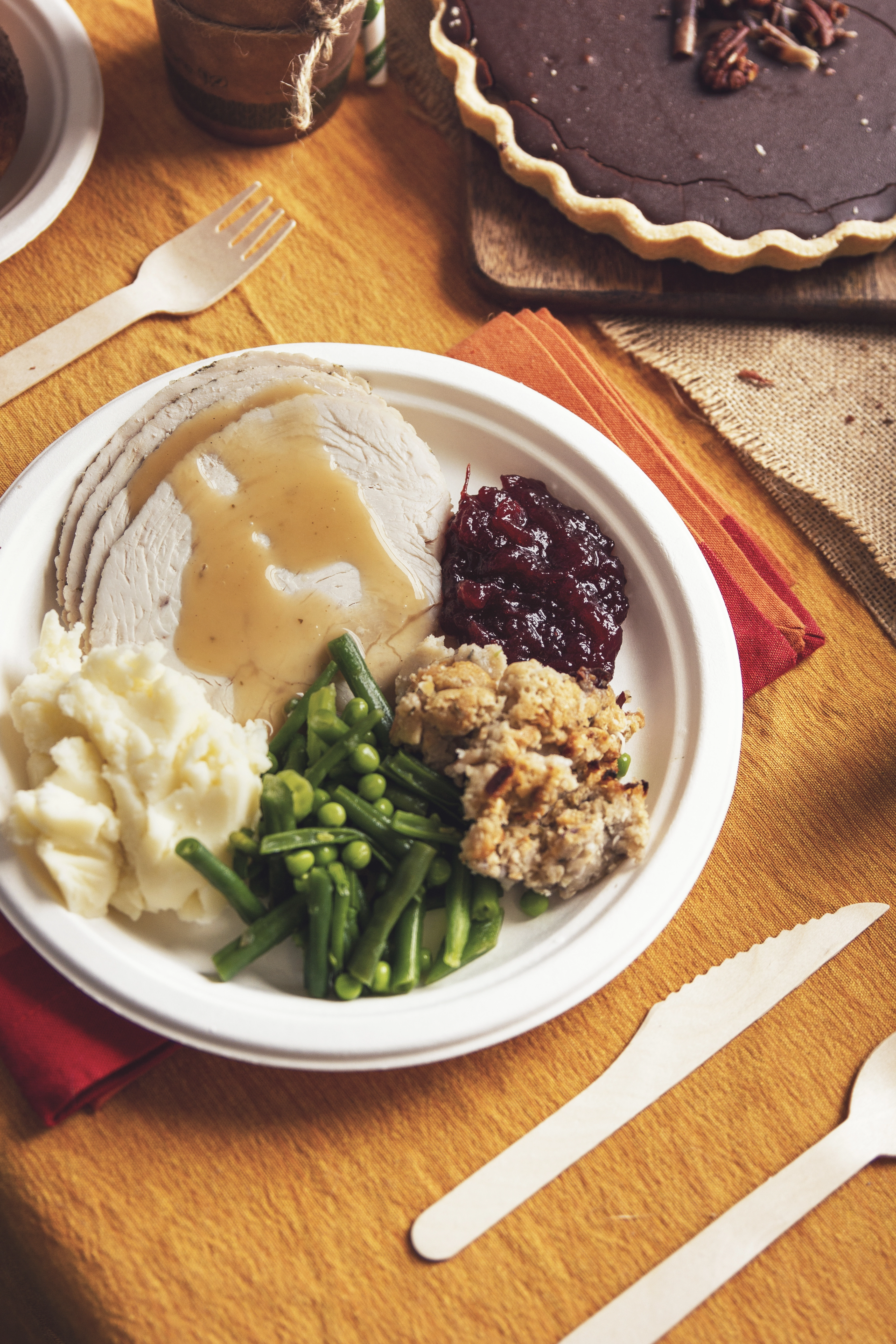 Piatti piani cellulosa 22 cm - NOURISH - View1