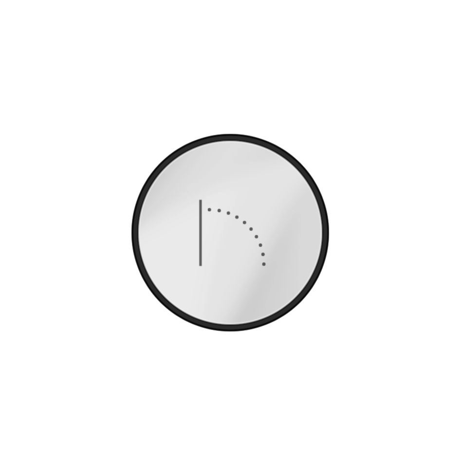 Plaque murale des boutons de l'icône de la cascade