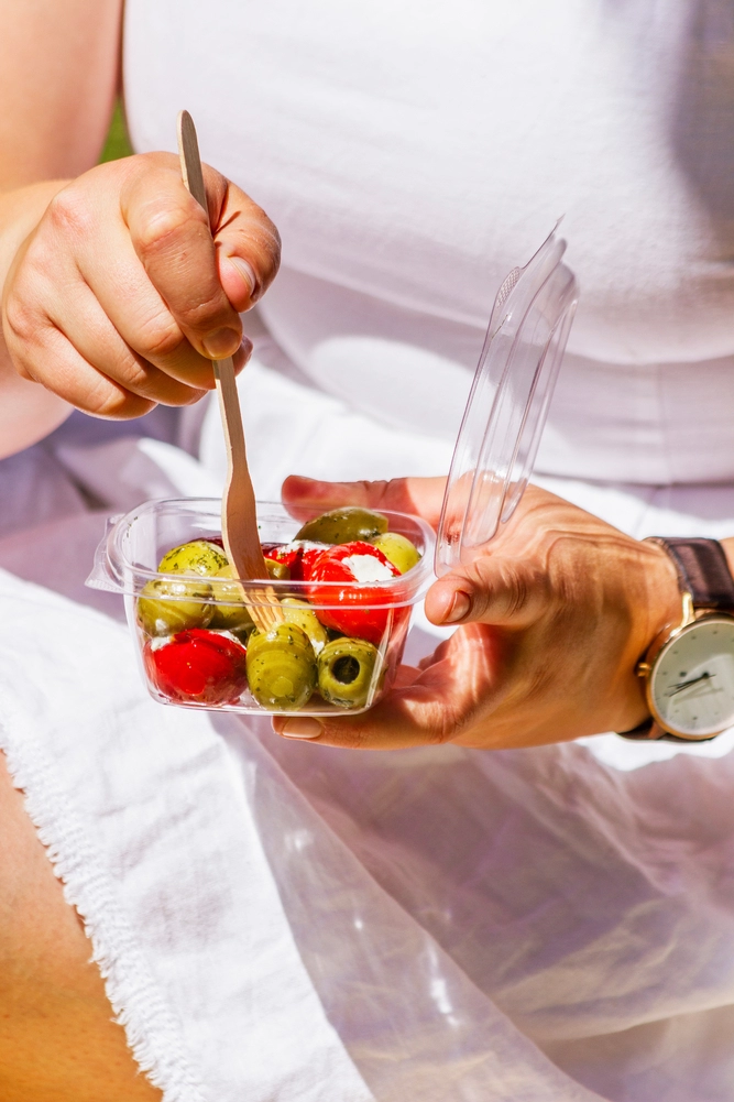 Vaschetta asporto trasparente PLA 240cc - PREMIUM 105x122x50 mm - View1