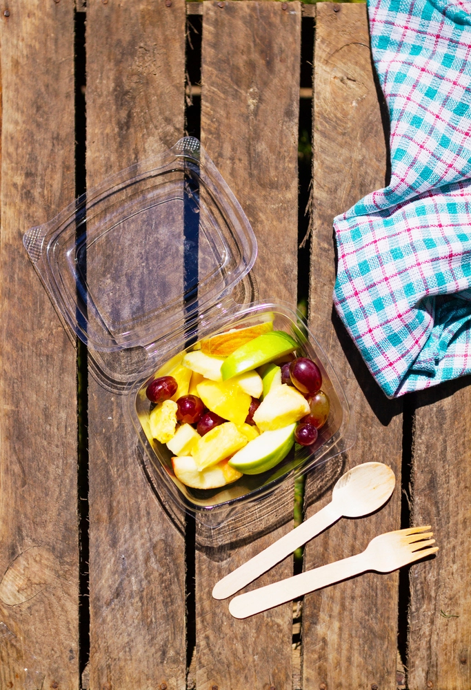 Vaschetta asporto trasparente PLA 500cc - PREMIUM 123x135x65 mm - View1