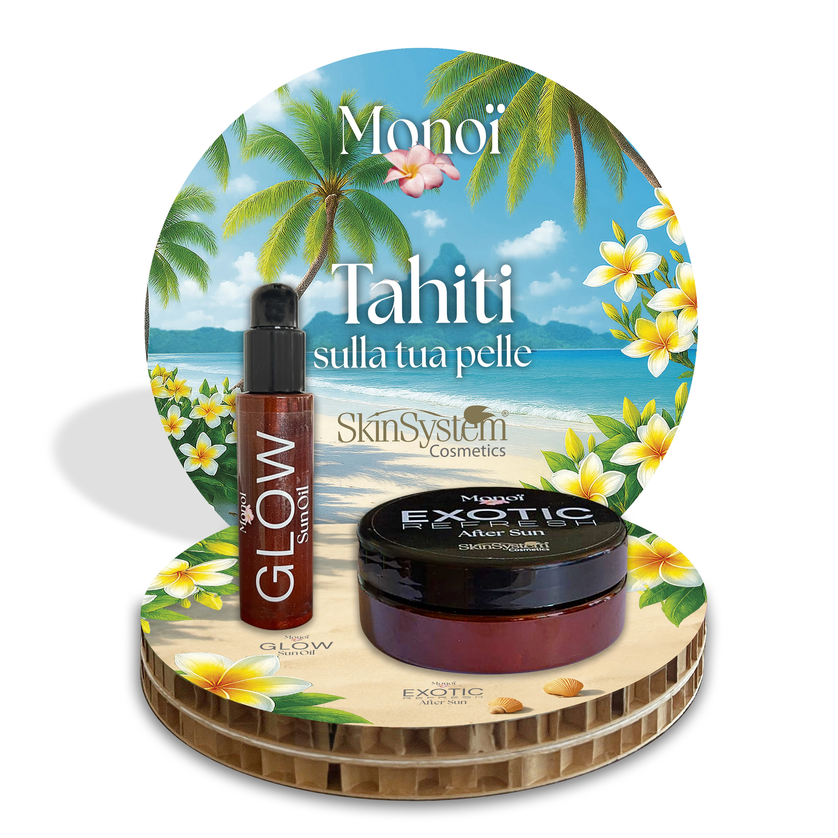 Kit Espositore solari Monoï