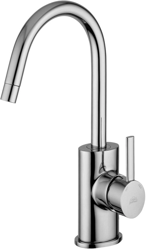 Elliptische schwenkbare Waschtischbatterie ohne Ablaufgarnitur mit t wave BERRY - BR078CR - PAFFONI