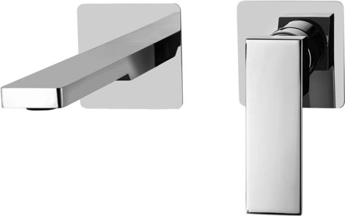 Einbau-Waschtischbatterie mit Auslauf 240 mm 70x70 ELLE Platten - EL106CR70 - PAFFONI