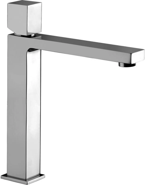 ELX081CR - ELX081CR - PAFFONI T/C verlängerte Waschtischarmatur mit Cubo-Hebel ohne Kern oder ELLE