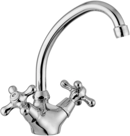 Monoforo lavabo girevole T/C IRIS  - IRV078CR - PAFFONI