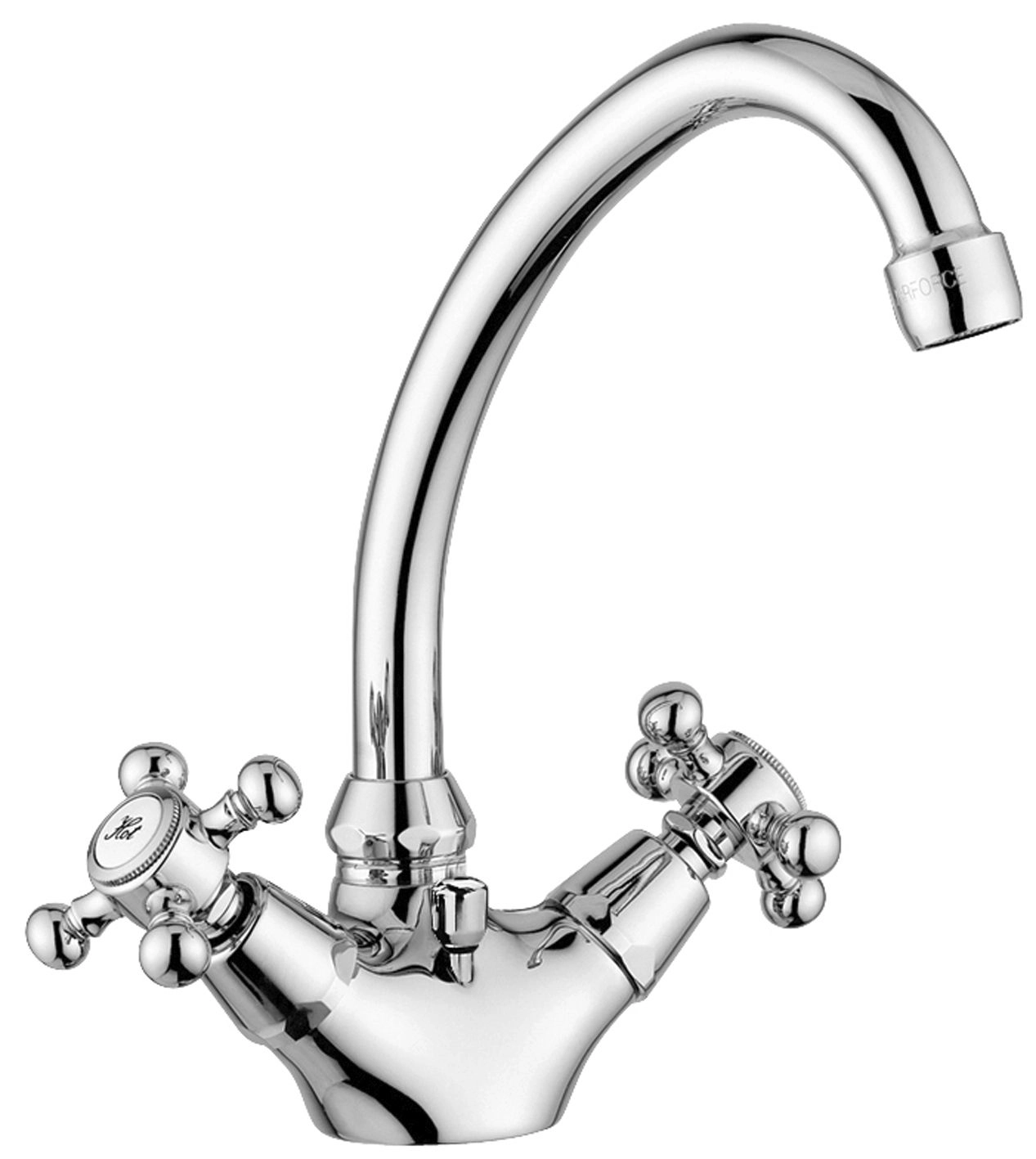 Monoforo lavabo girevole T/C VIOLA  - VLV078CC - PAFFONI