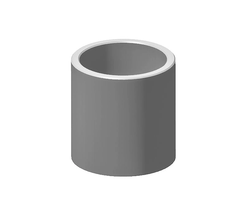 Gobelet thermostatique encastré D42 article CPM013 -018-019-513-518-519 acier regardant - ZACC473ST - PAFFONI