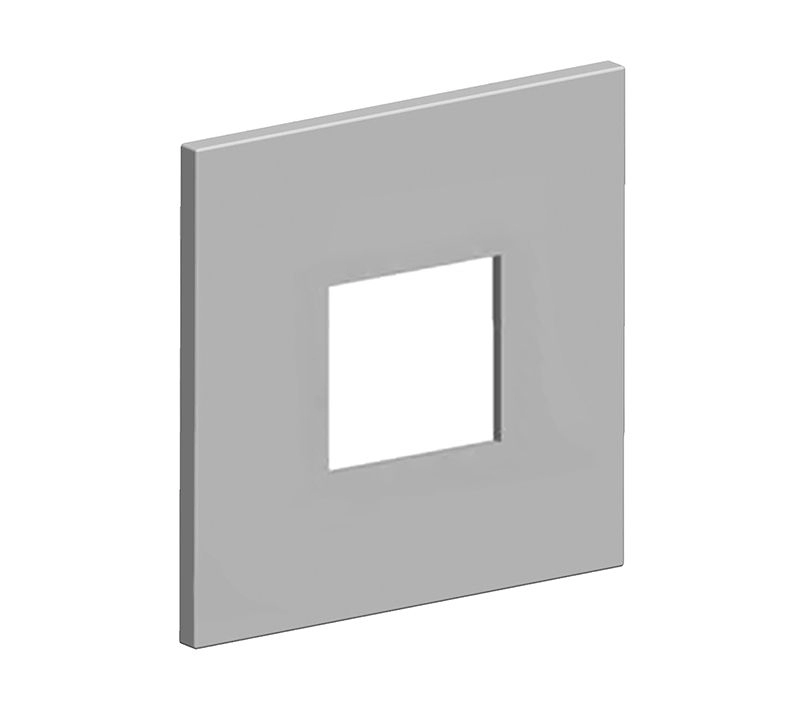 PIASTRA per Kit bidet TWEET square (Quadro) Mix cr omato (ZDUP112CR) - ZPIA120CR - PAFFONI