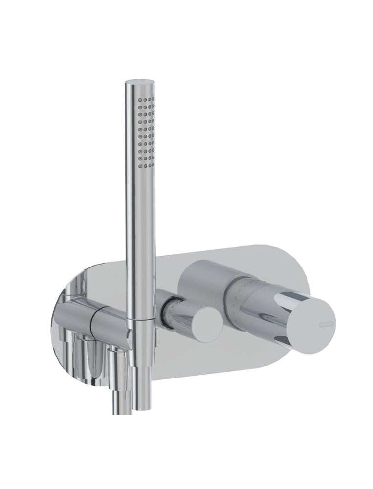 External parts Built-in mix w/dev and hand shower LUDO SERIES - 34-7300/1/P/E - BELLOSTA RUBINETTERIE