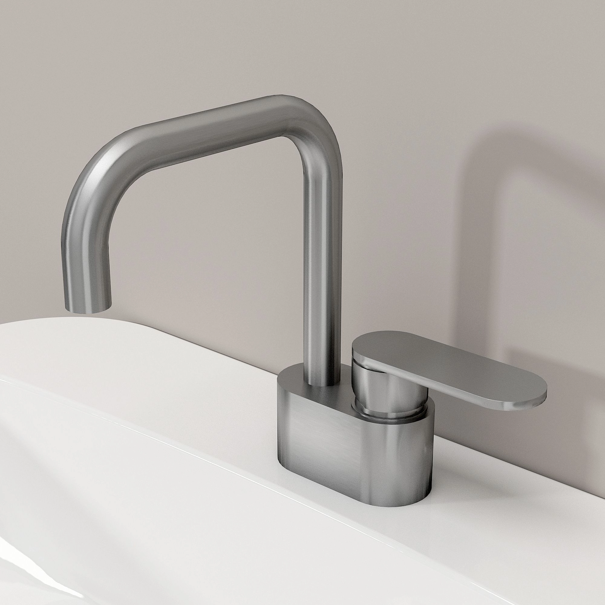 X1 WASCHBECKEN-EINHANDBATTERIE STAHL - X13055ACC - FLAMINIA