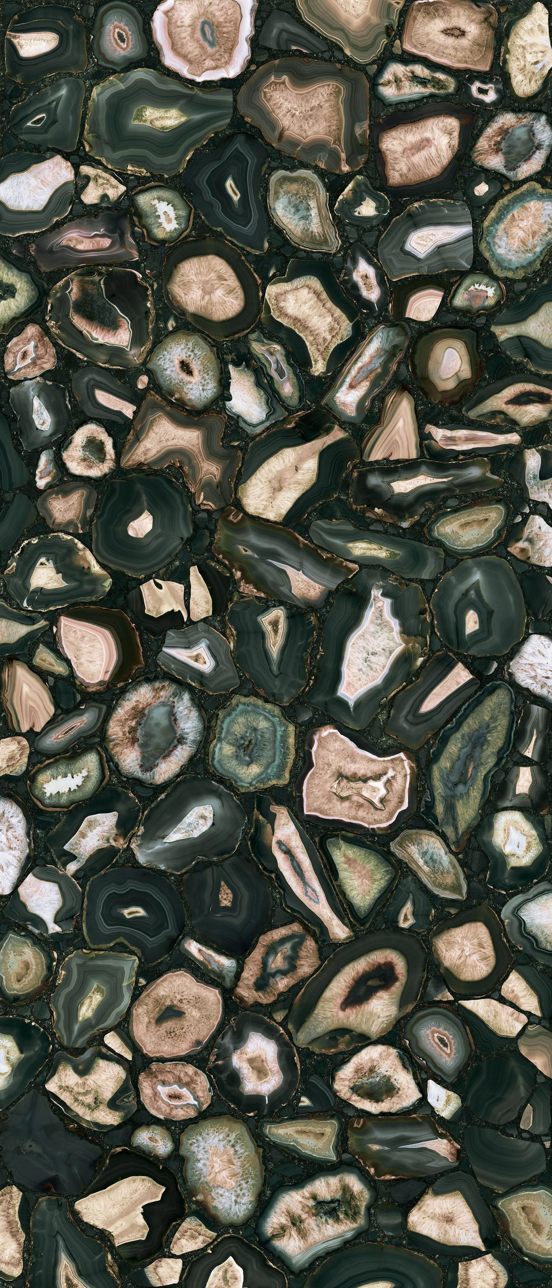 MYSTIC LUXE GLOOM GOLD SATIN 6MM 120X280 - 779918 - FLORIM div. Luxury design