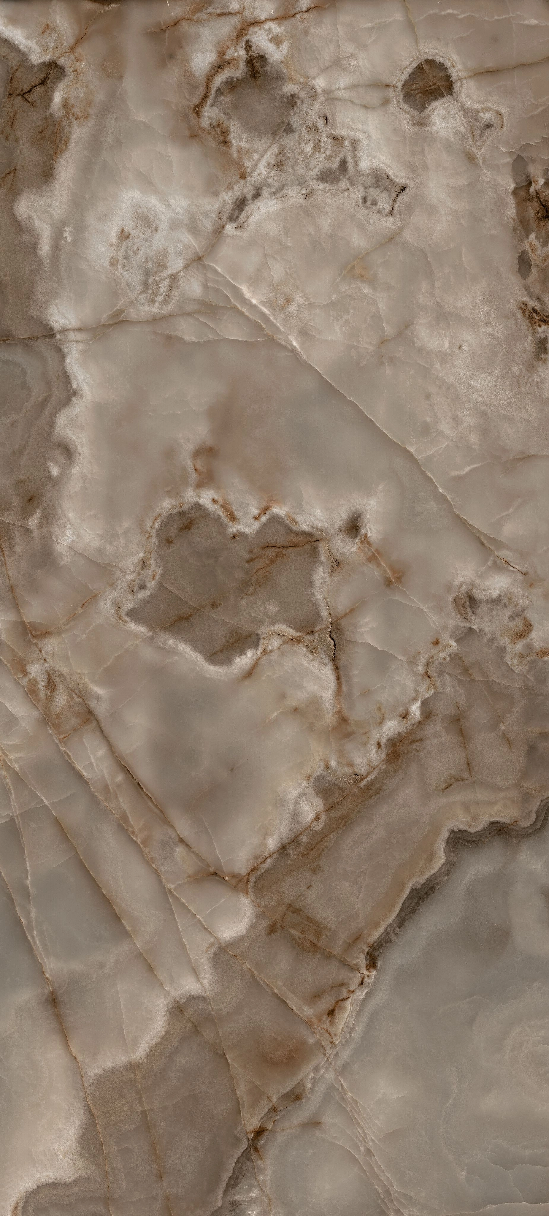 REVES DE REX CHOCO GLO 6MM 120X280 R - 769924 - FLORIM div. Luxury design