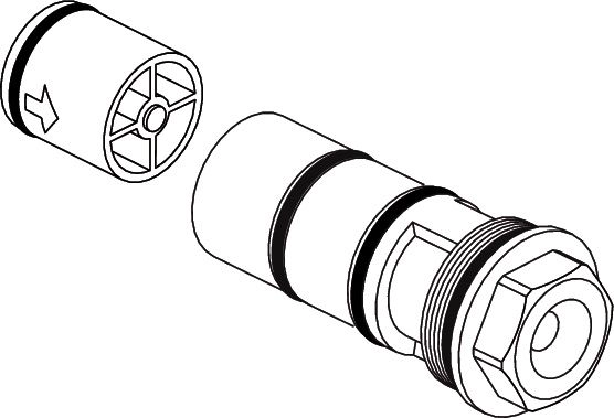 VALV.RIT.CPL ACQUA FREDDA 5809  - A962606NU - IDEAL STANDARD