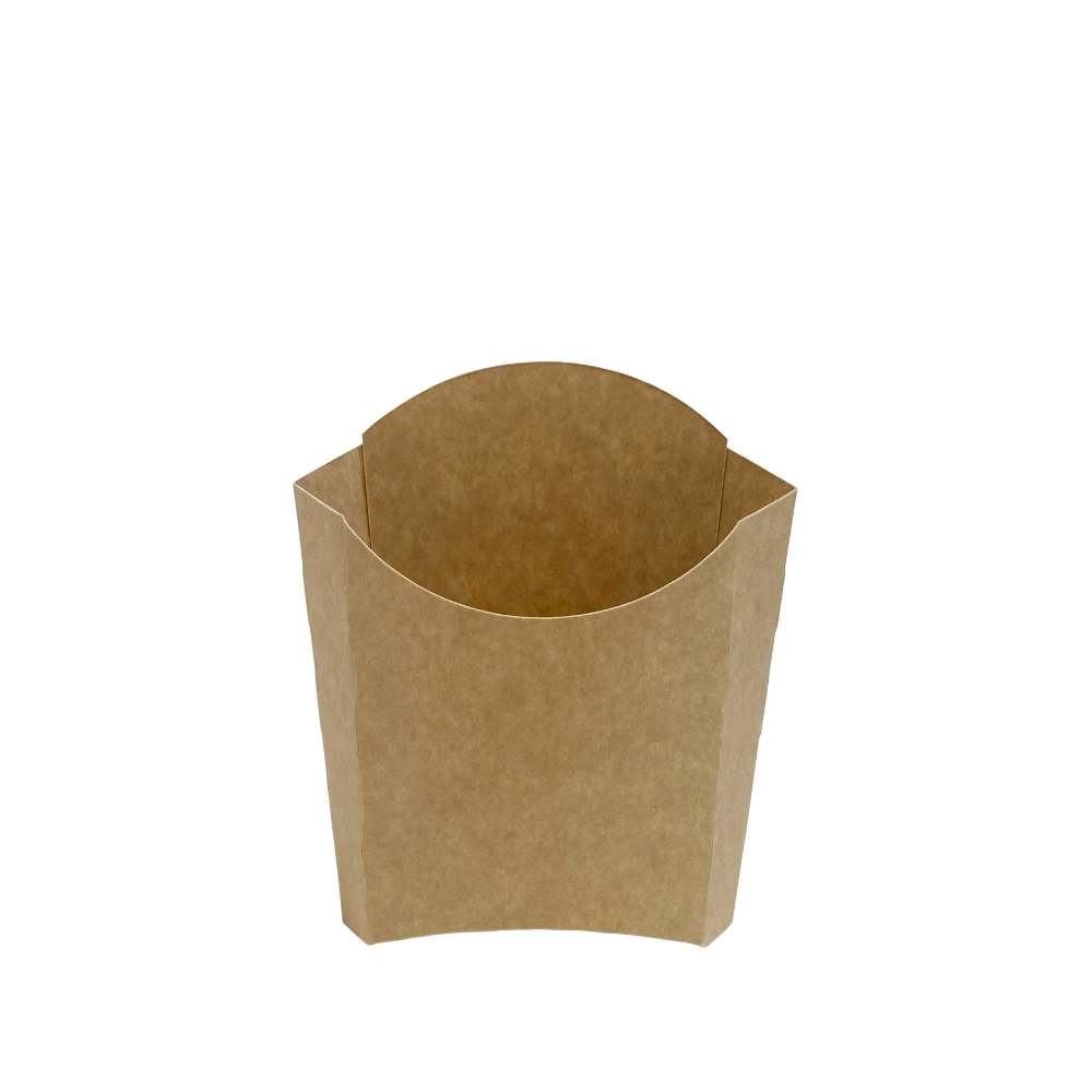 Contenitore in cartoncino Kraft per patatine fritte 8x4x12 - Main view