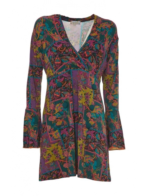 Abito fantasia in viscosa