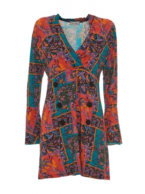 Abito fantasia in viscosa