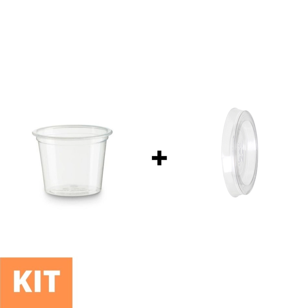 Kit salsiere in PLA da 30ml + coperchio - Main view