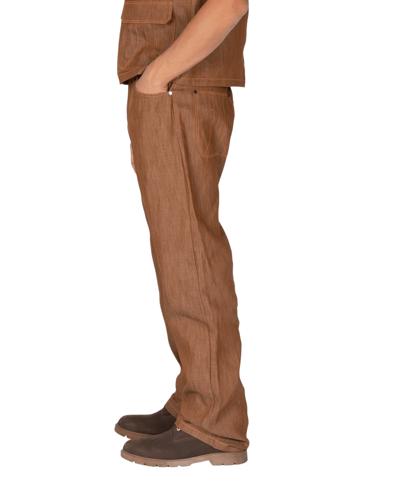 Darlyn Linen Relaxed Fit Trousers 