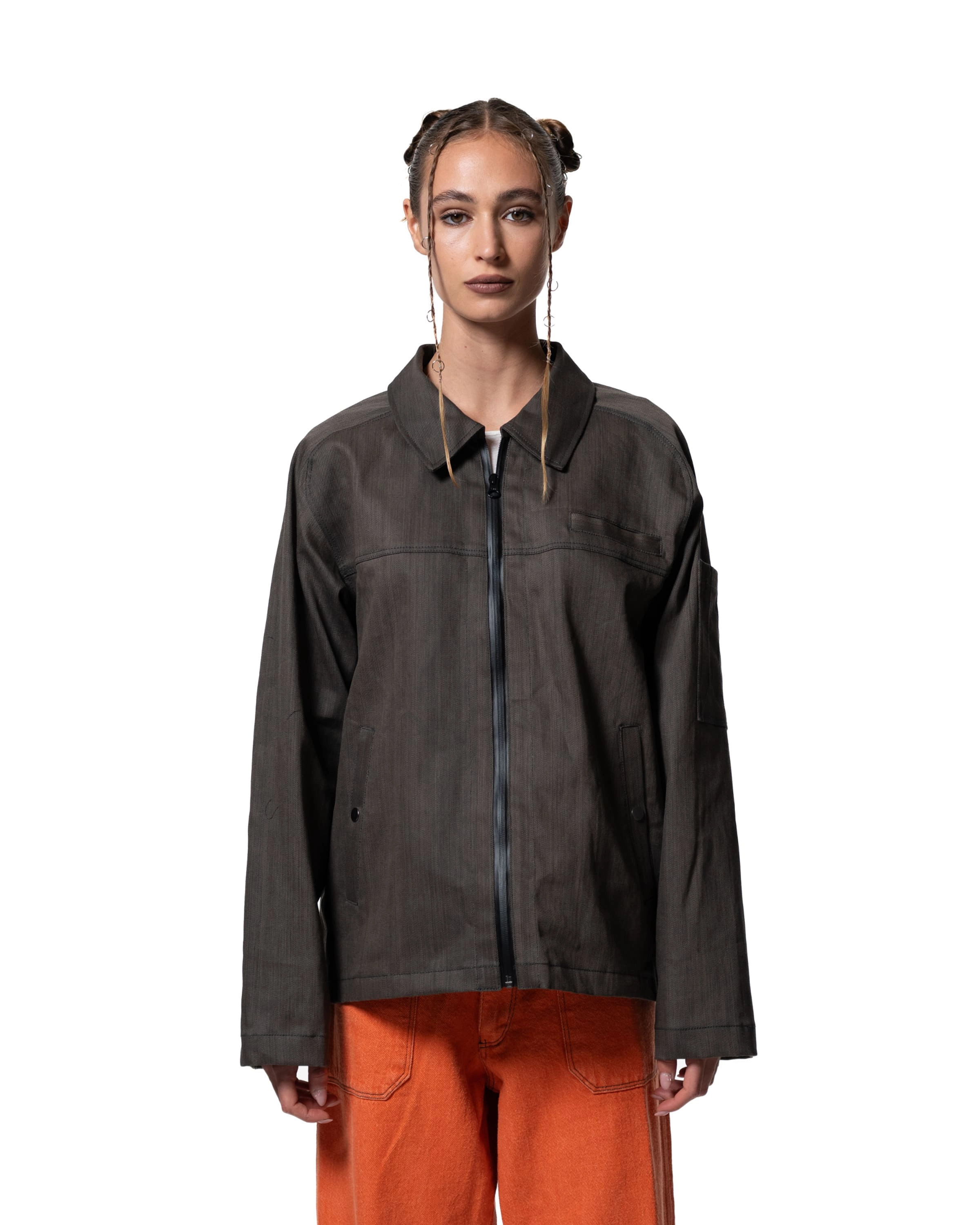 Cotton Blend Coach Jacket