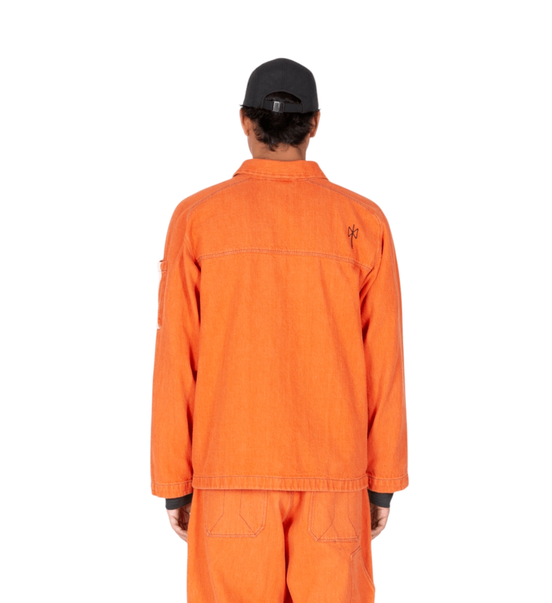 Enzyme-Dyed Denim Short Jacket2