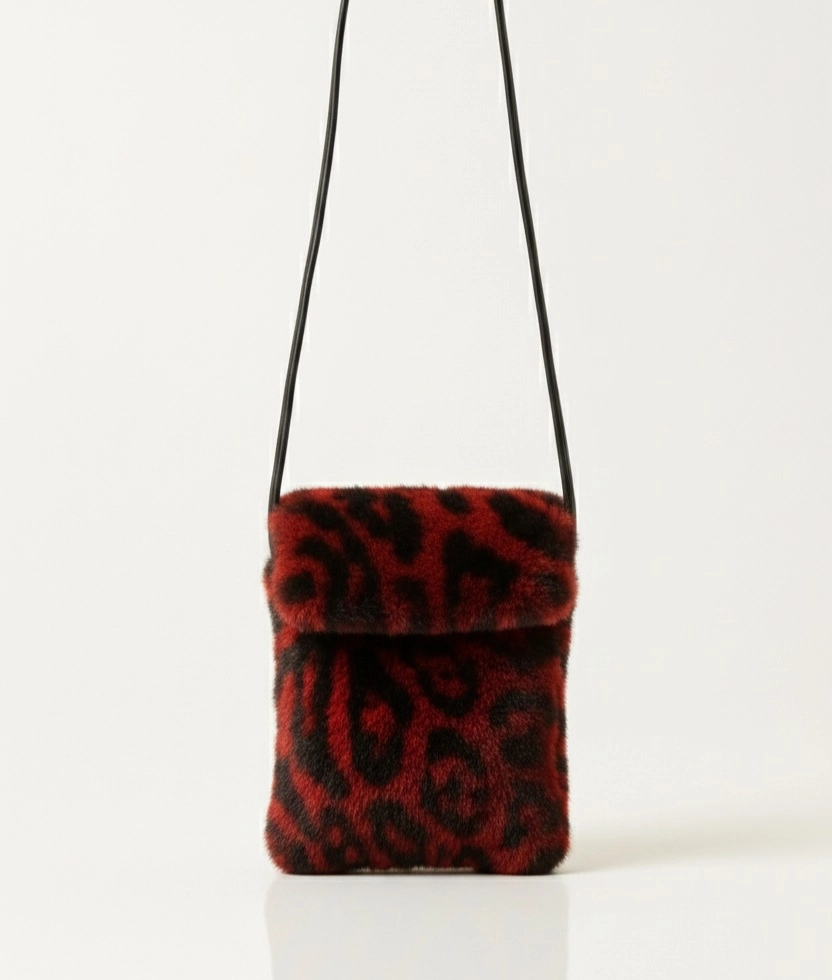 Porta telefono fluffy