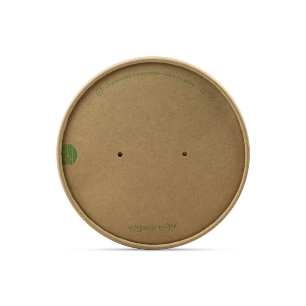 Coperchi in cartoncino per ciotole Kraft -D150 - Main view