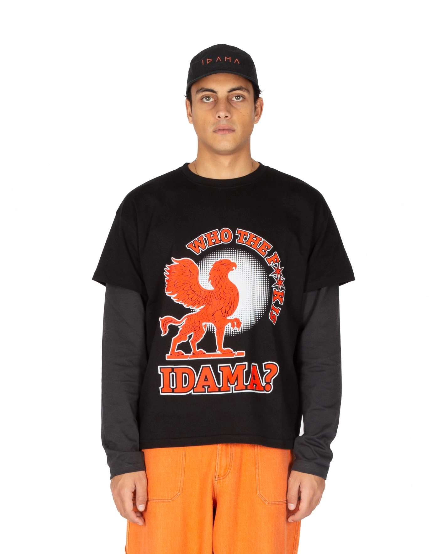 Wtf**k Is IDAMA Graphic Long Sleeves T-shirt