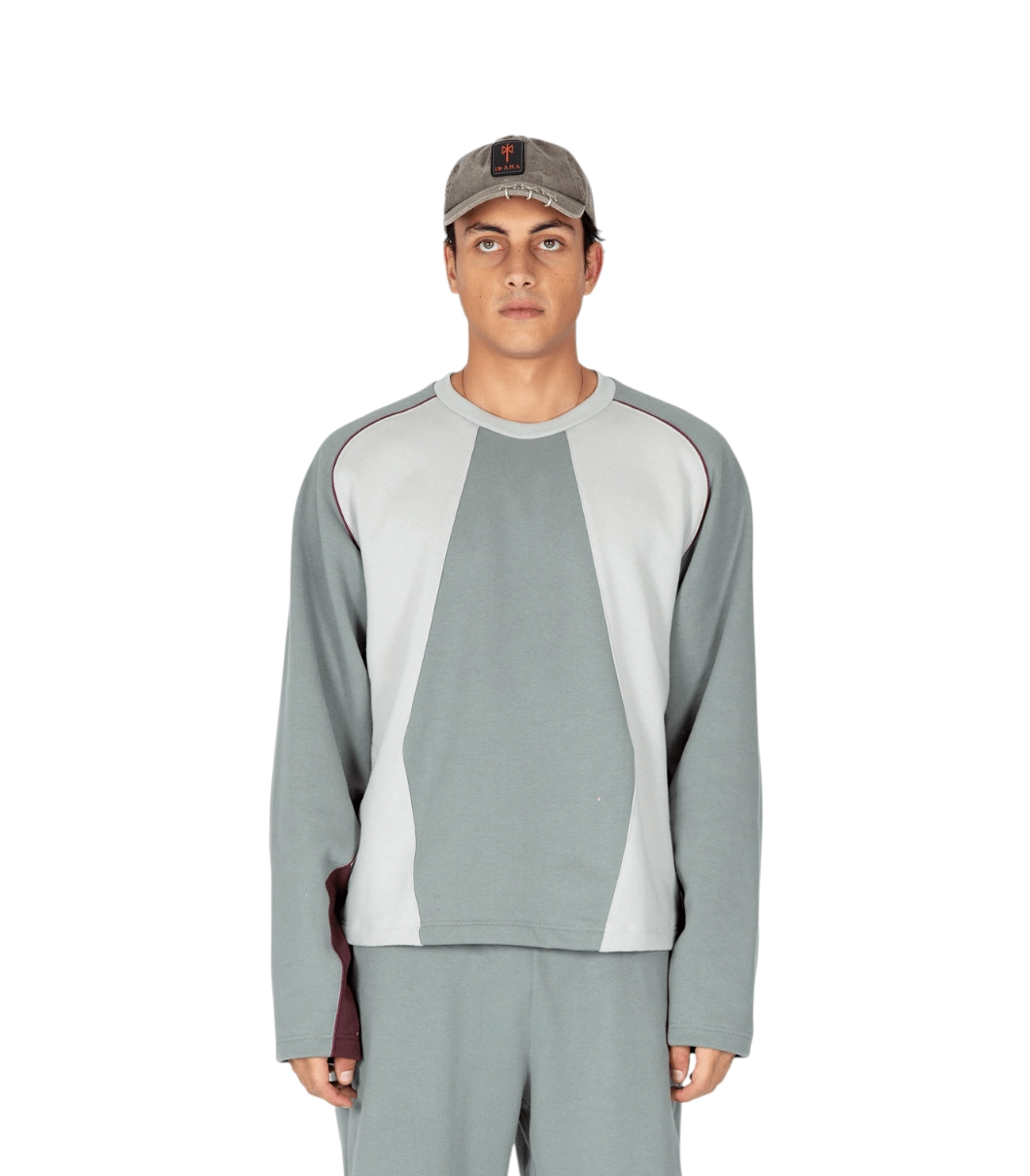 Colorblock Oversized Sweatshirt