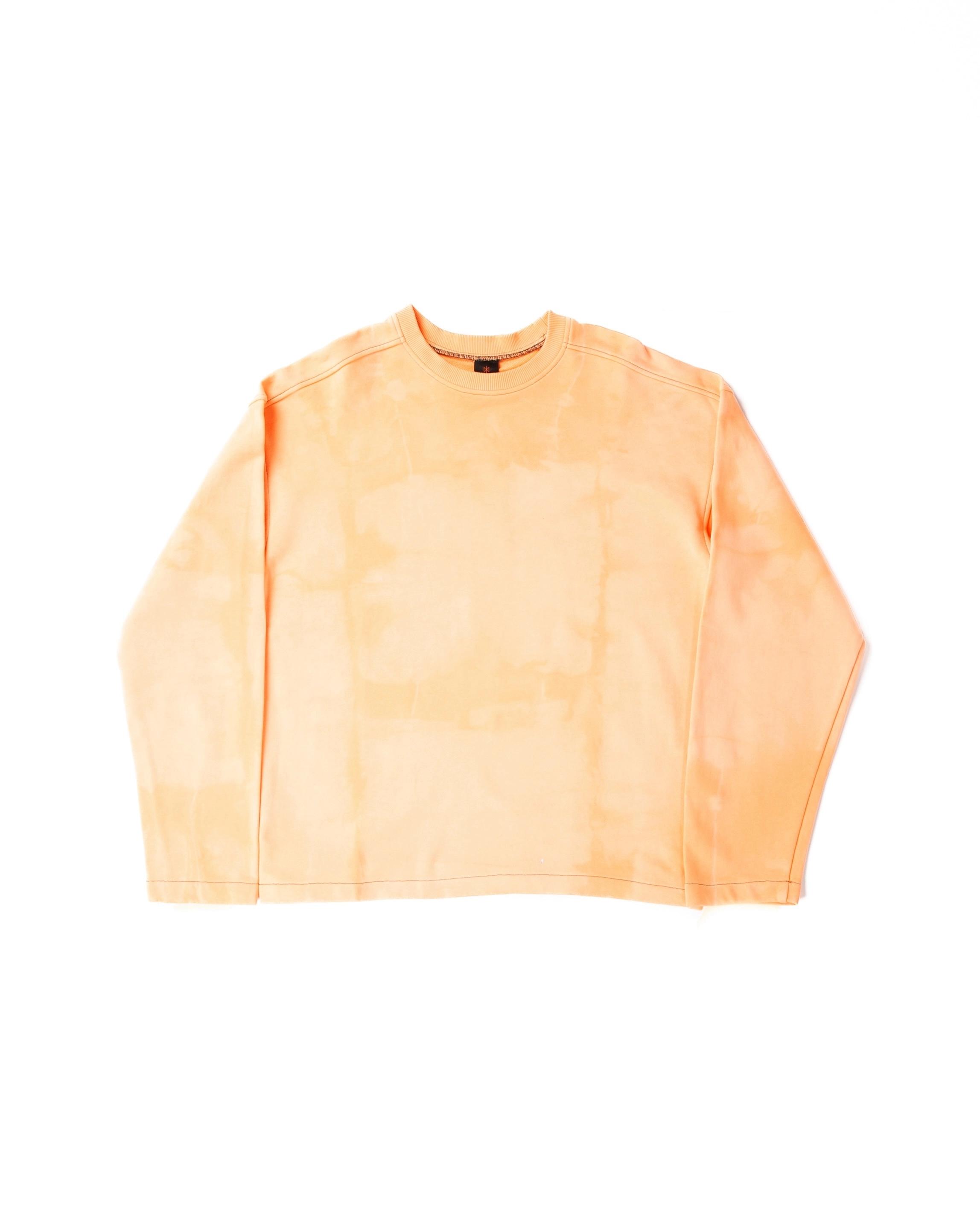 Tie-Dye Orange Oversized Sweatshirt 