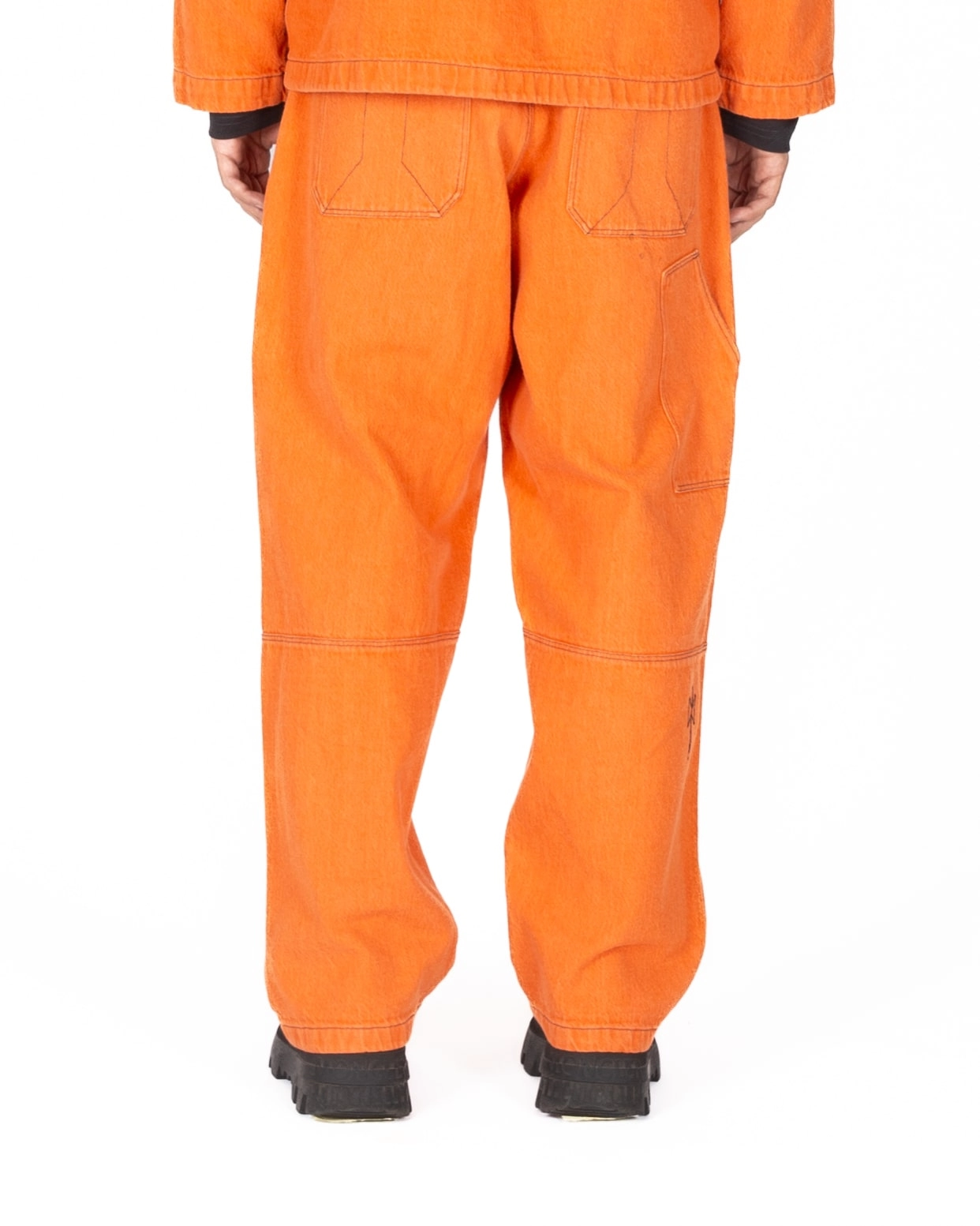 Enzyme-Dyed Oversized Five Pocket Jeans2