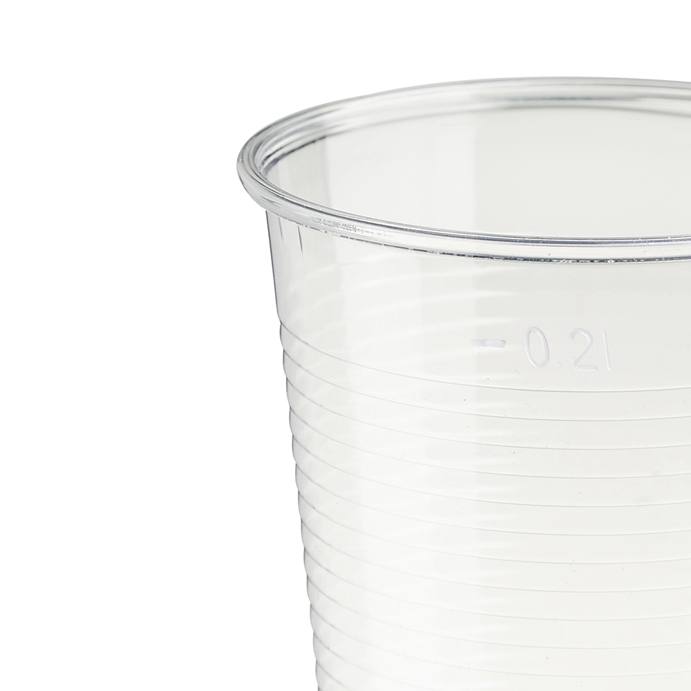 Bicchieri in PLA biodegradabili, tacca CE a 200ml (230ml raso) - SLIM D70  - View1
