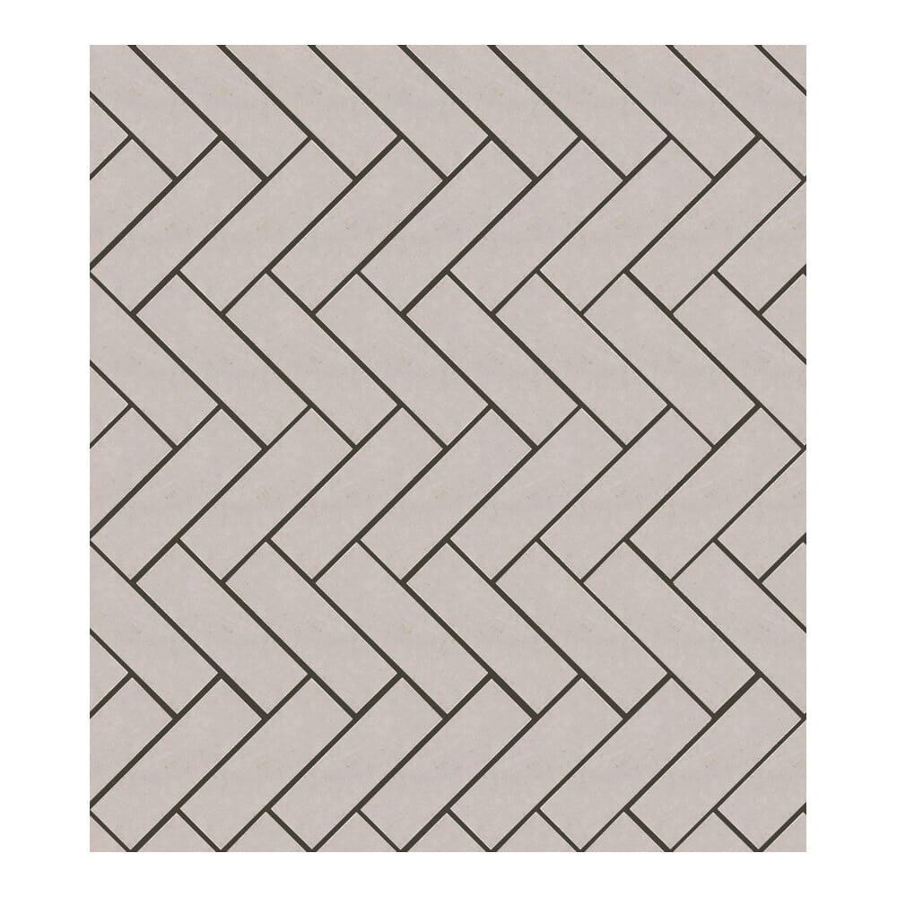 RAGNO SERIE Terrakotta Mosaik Fischgrätenmuster Kalk 33,2 x 33,2 cm Code R05X