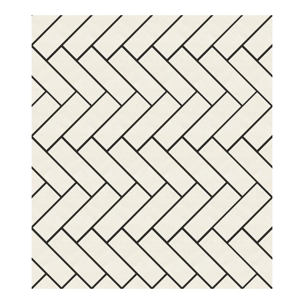 RAGNO SERIE Terrakotta Mosaik Fischgrätenmuster hell 33,2 x 33,2 cm Code R05Y