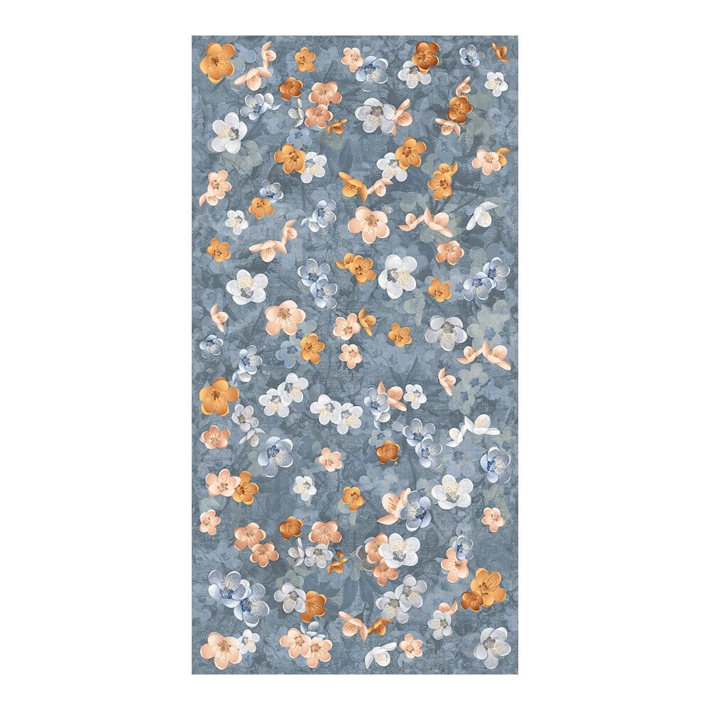 Cement-effect porcelain stoneware Piemme Homey Bloom Blue 60x120 Rectified