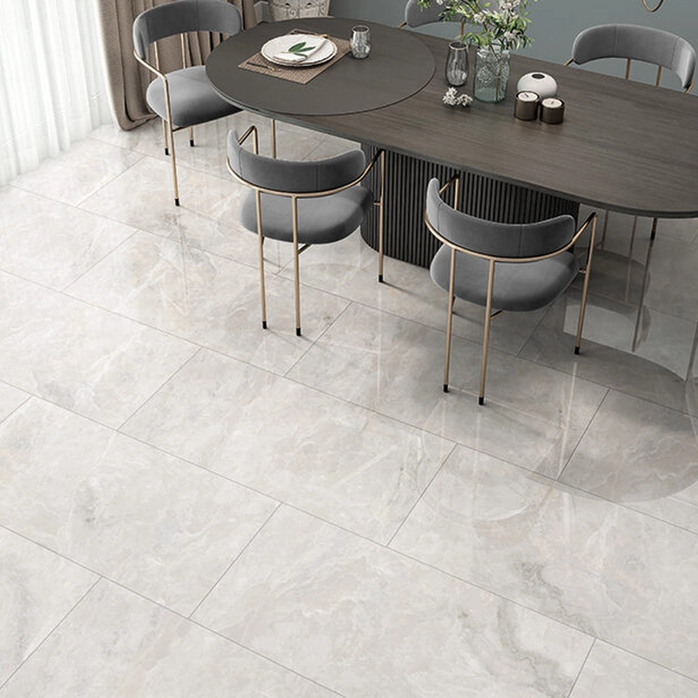 Gres effetto Marmo Vanity Onice White Lucido 60x120cm rettificato sp.7mm