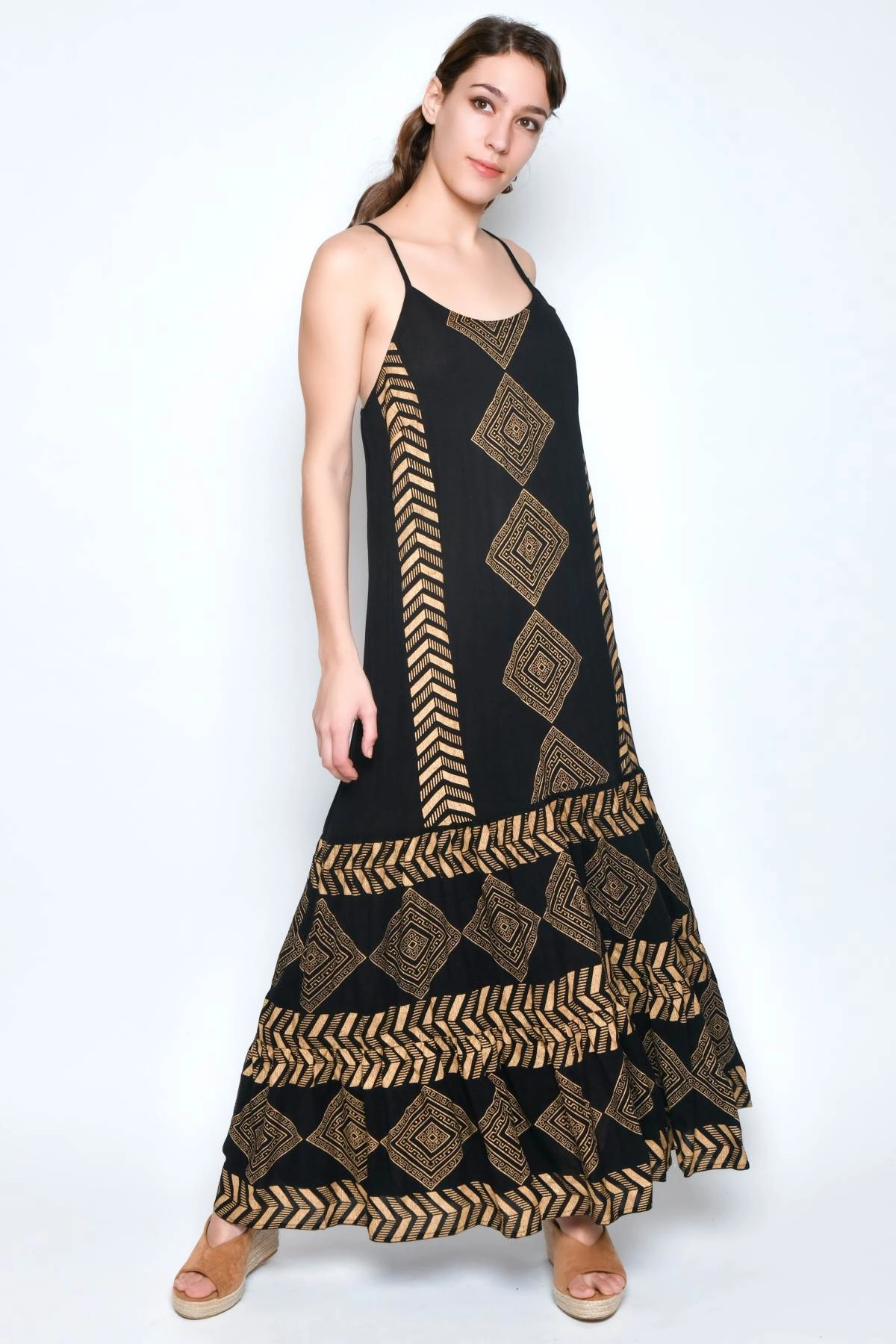 Robe longue ethnique chic