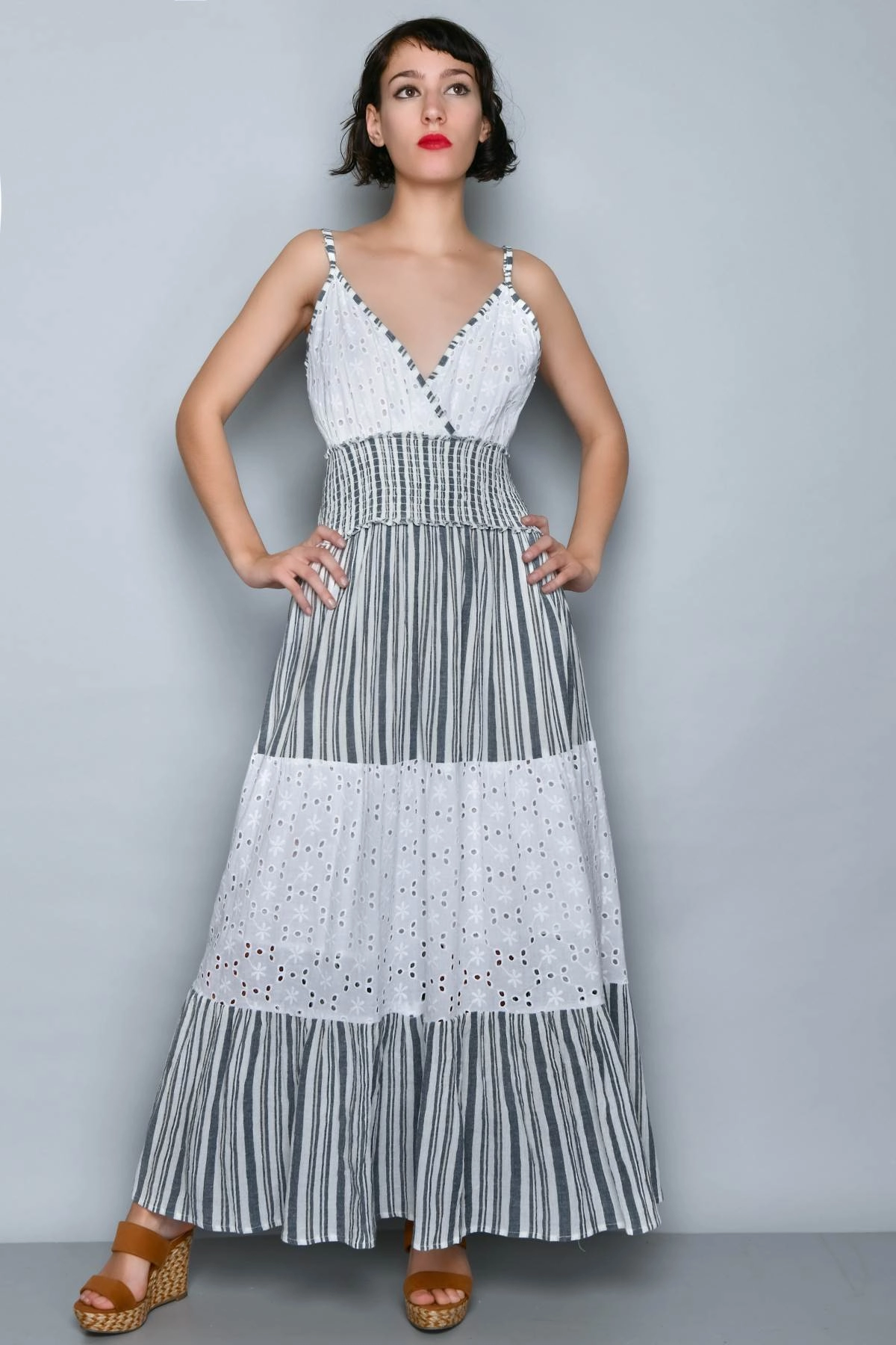 Robe longue coton Ibiza