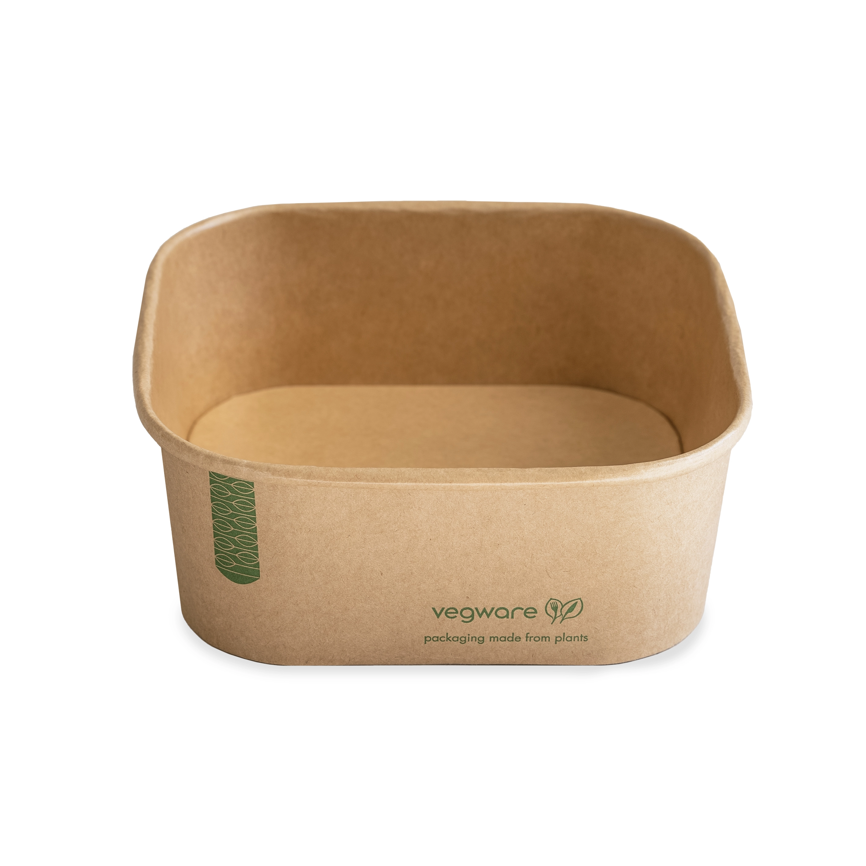 Vaschetta Bio TakeAway quadrata 1200ml/40oz - Avana - Main view