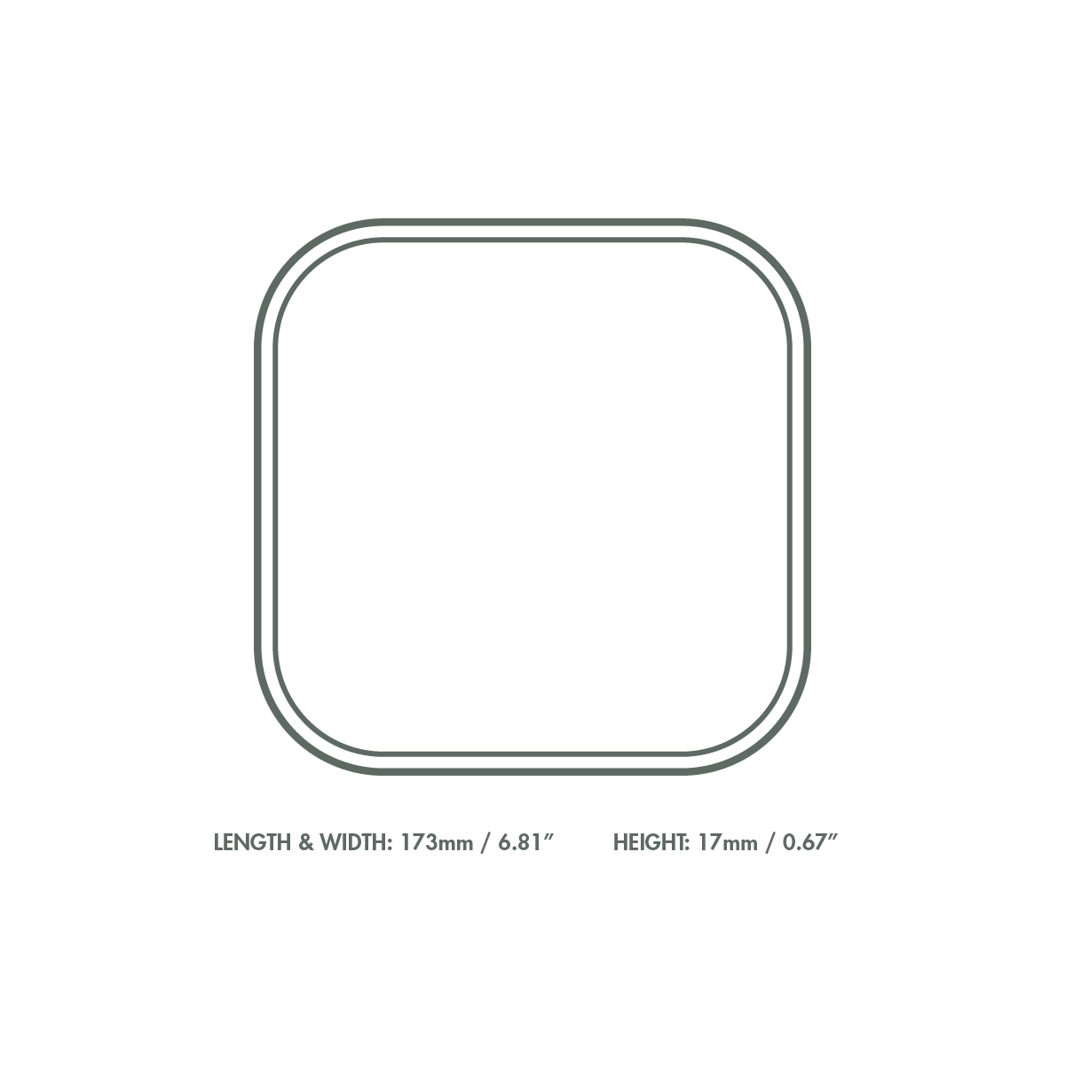 Coperchi in cartoncino per vaschette RTC quadrate - View1