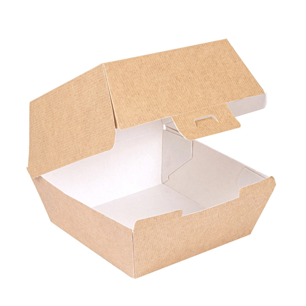 Contenitore per panini in cartone mincroondulato 14,4x13,6x9,2 cm - Main view