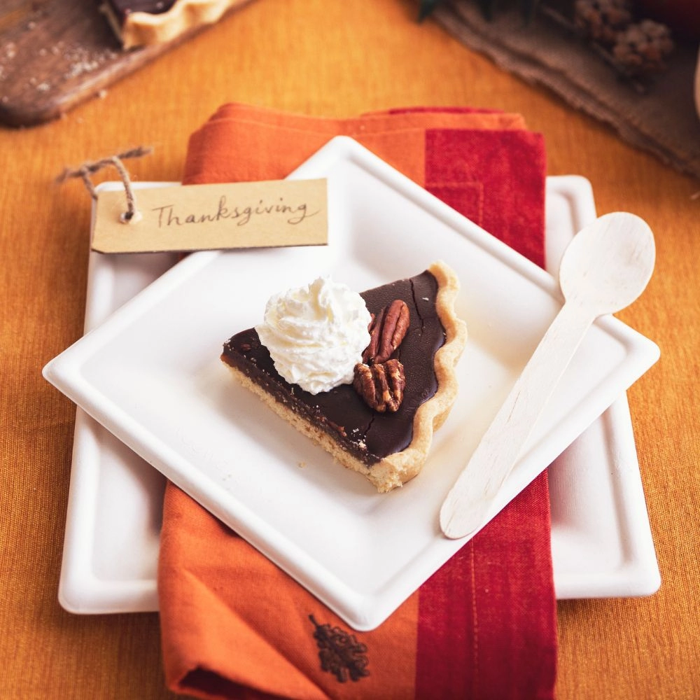 Piatti quadrati design SQUARE 15x15 cm - NO PFAS  - View1