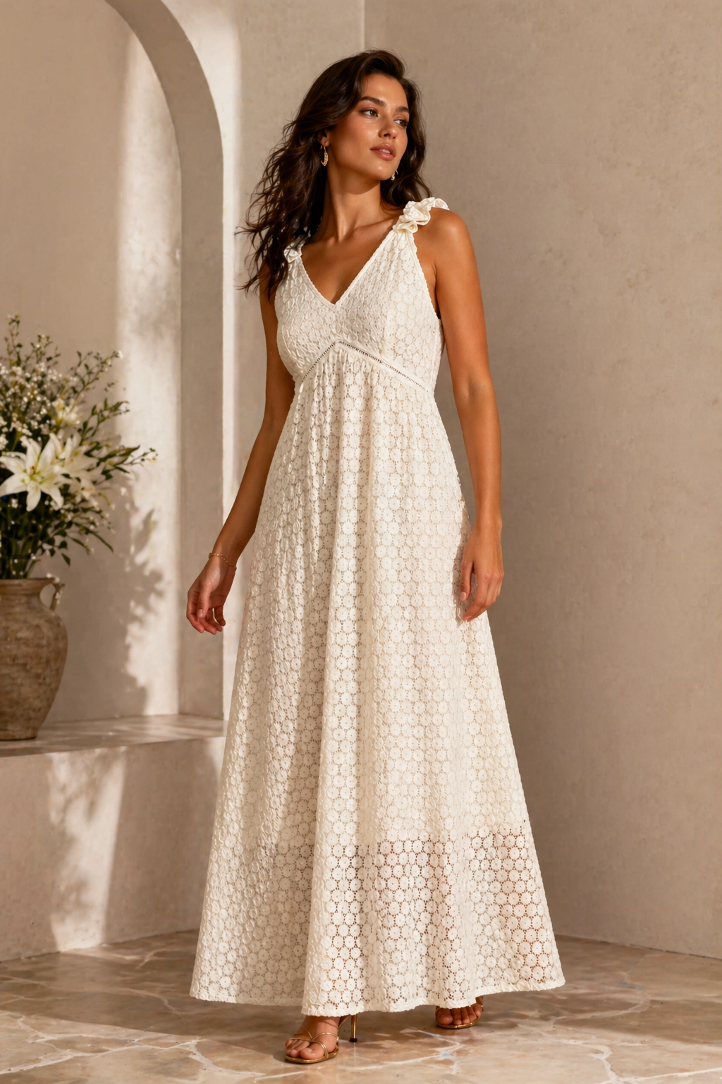 Robe Ibiza chic beige