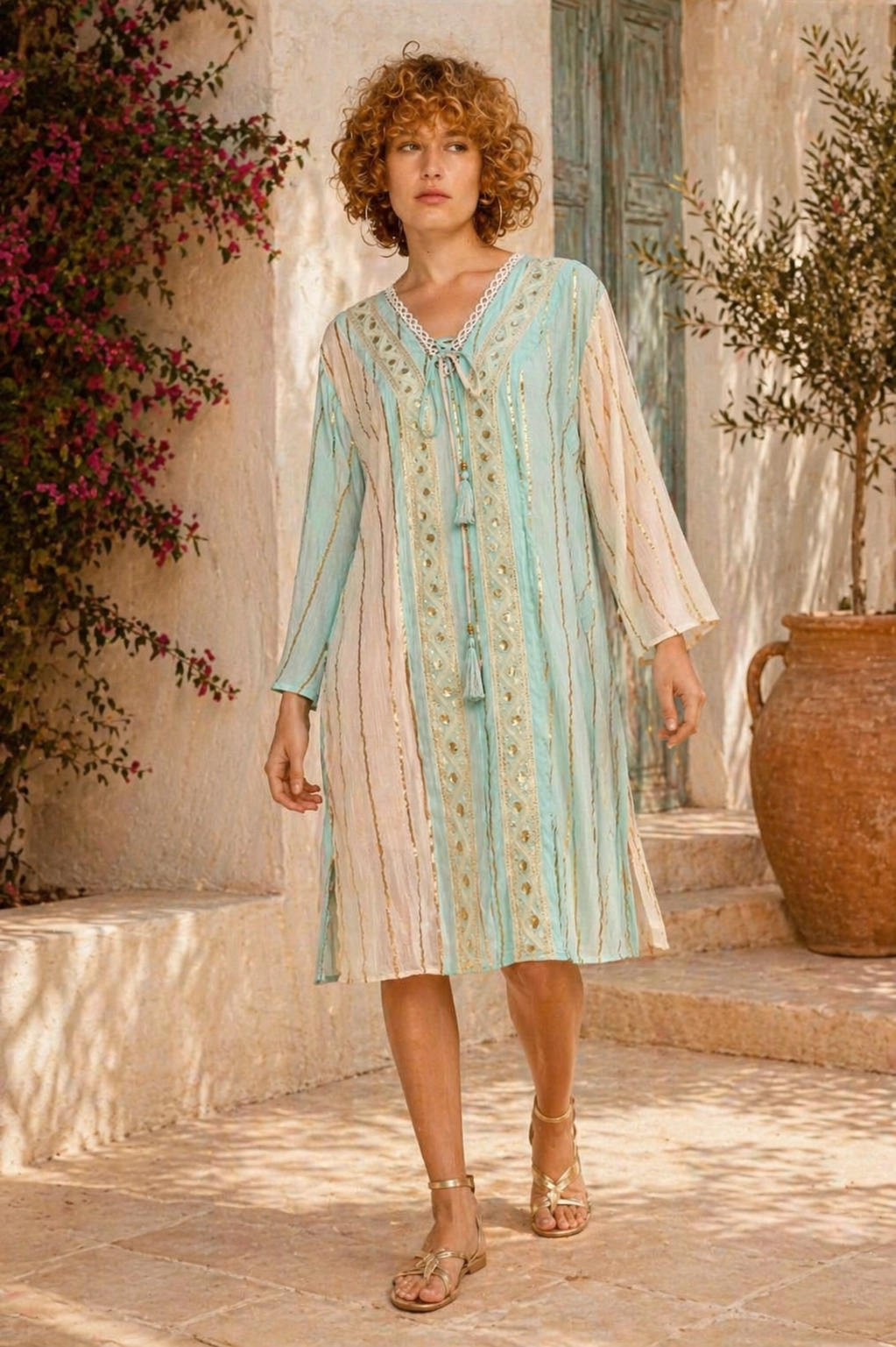 Robe Tunique Viscose Élégante