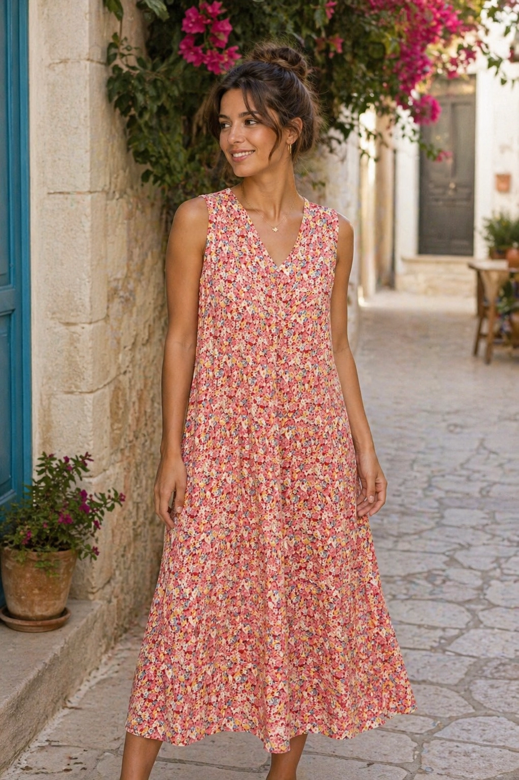 Multicolour Rayon Maxi