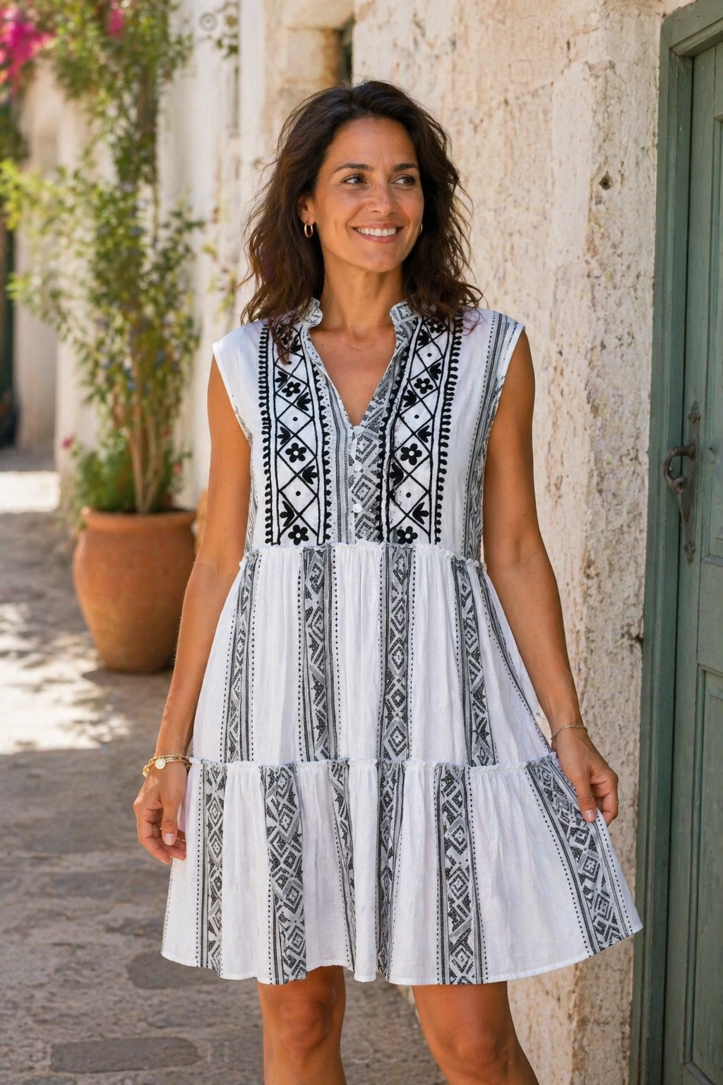 Ethnic Ibiza Mini Dress