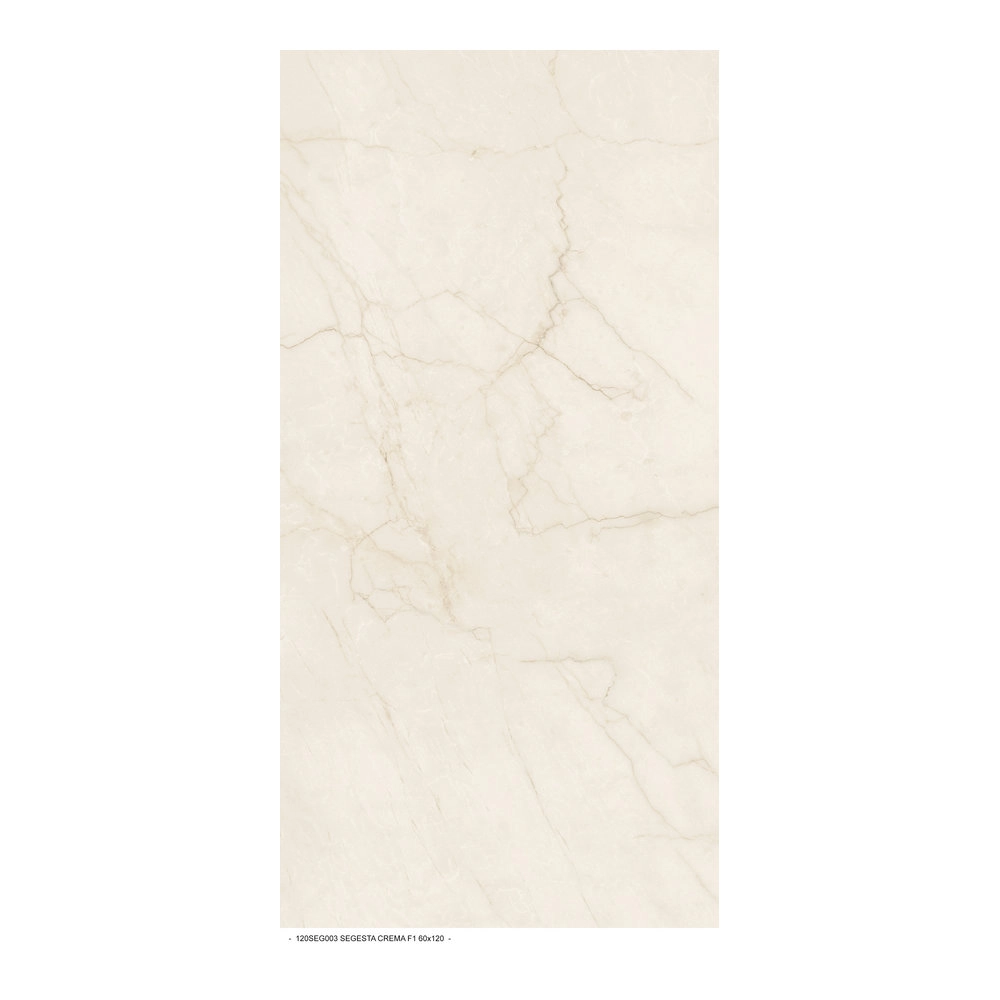 Gres effetto marmo Opaco La Fenice Segesta Crema 60x120cm rettificato