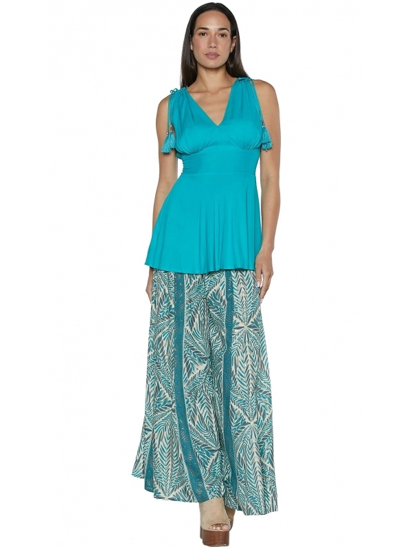 Turquoise top